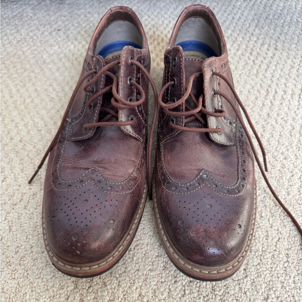 Bostonian Rich Brown Leather Derbys
